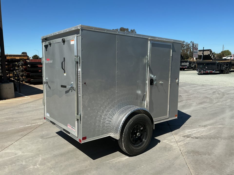 New 2026 Trail Marshal 5X8CRGR3K 5FT X 8FT 2990 GVW Cargo / Enclosed Trailer