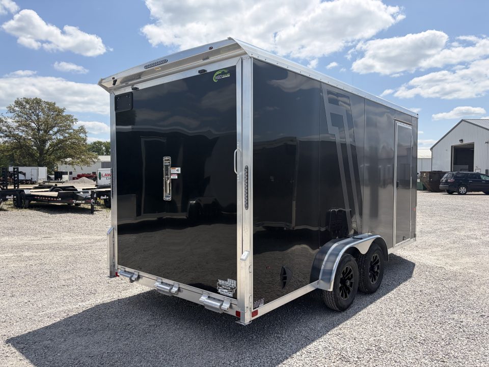 New 2027 NEO Trailers NAM1675TR86 (7.5' X 16') 7K V-Nose Enclosed Motorcycle Trailer