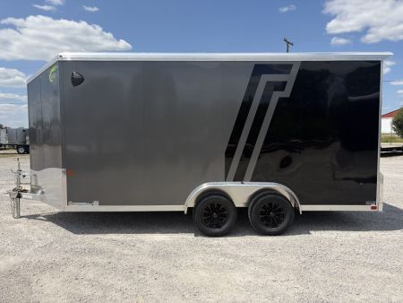 New 2027 NEO Trailers NAM1675TR86 (7.5' X 16') 7K V-Nose Enclosed Motorcycle Trailer