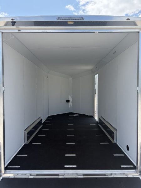 New 2027 NEO Trailers NAM1675TR86 (7.5' X 16') 7K V-Nose Enclosed Motorcycle Trailer