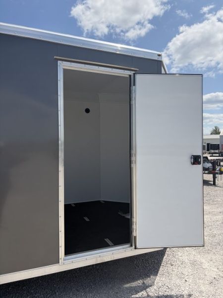New 2027 NEO Trailers NAM1675TR86 (7.5' X 16') 7K V-Nose Enclosed Motorcycle Trailer