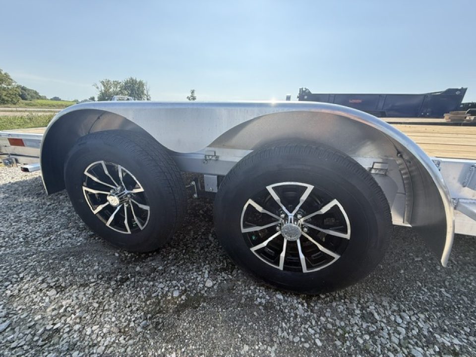 New 2027 H&H Aluminum 82"x16'+2' 7k Car Hauler Trailer