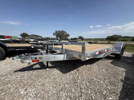 New 2027 H&H Aluminum 82 x16'+2' 7k Car Hauler Trailer