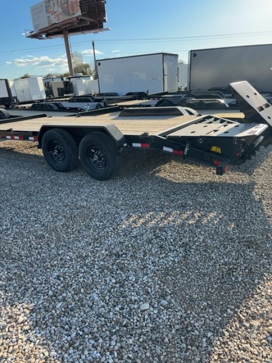 New 2026 Big Tex Trailers 7X20 HEAVY DUTY TANDEM AXLE SEAMLESS I-BEAM EQUIPMENT TRAILER 15.4K W/MEGA RAMPS