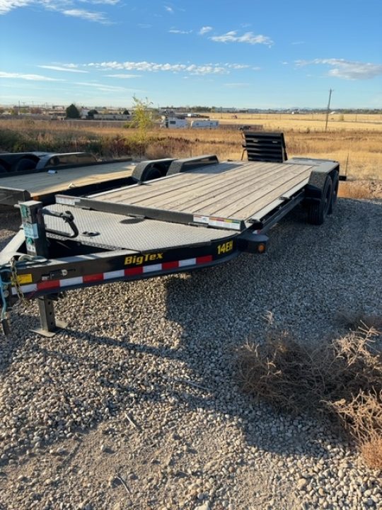 New 2026 Big Tex Trailers 7X20 HEAVY DUTY TANDEM AXLE SEAMLESS I-BEAM EQUIPMENT TRAILER 15.4K W/MEGA RAMPS