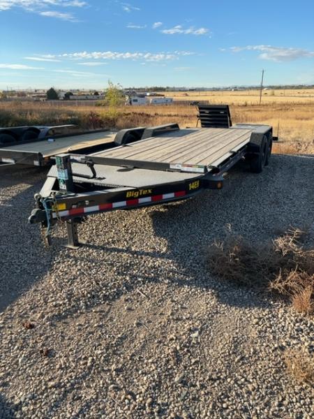 New 2026 Big Tex Trailers 7X20 EQUIPMENT TRAILER 15.4K WITH MEGA RAMPS