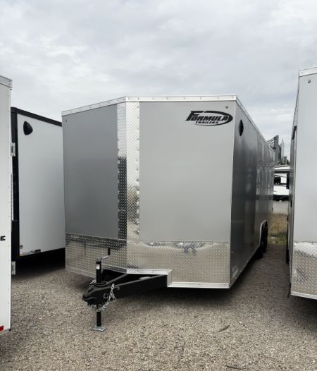 New 2026 Formula Trailers 8.5X24 CONQUEST ENCLOSED SE FLAT TOP VNOSE 10K WITH RAMP
