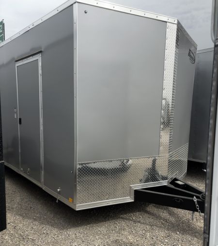 New 2026 Formula Trailers 8.5X24 CONQUEST ENCLOSED SE FLAT TOP VNOSE 10K WITH RAMP