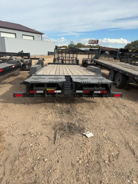 New 2026 Big Tex Trailers 7X22 HEAVY DUTY TANDEM AXLE SEAMLESS I-BEAM EQUIPMENT TRAILER 15.4K W/MEGA RAMPS