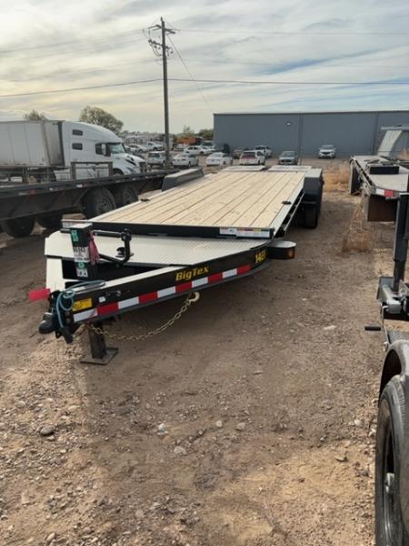 New 2026 Big Tex Trailers 7X22 EQUIPMENT TRAILER 15.4K WITH MEGA RAMPS