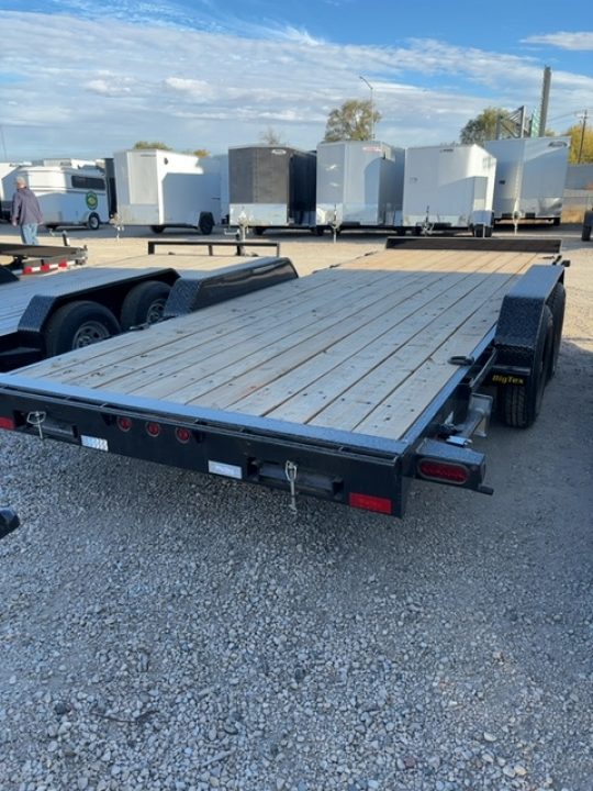 New 2027 Big Tex Trailers 7X20 EQUIPMENT TRAILER 14K WITH SLIDE IN RAMPS