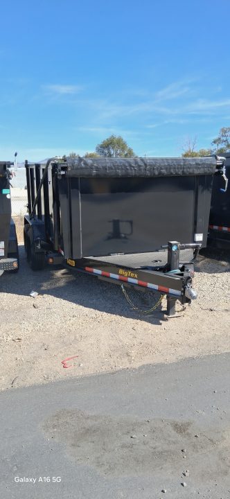 New 2026 Big Tex Trailers 7X14 DUMP TRAILER 15.4K WITH 4FT SIDES