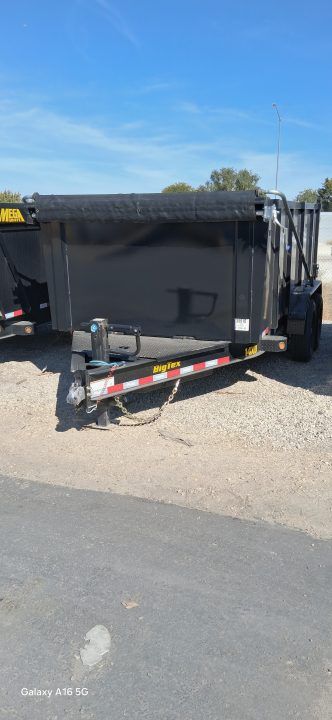 New 2026 Big Tex Trailers 7X14 DUMP TRAILER 15.4K WITH 4FT SIDES