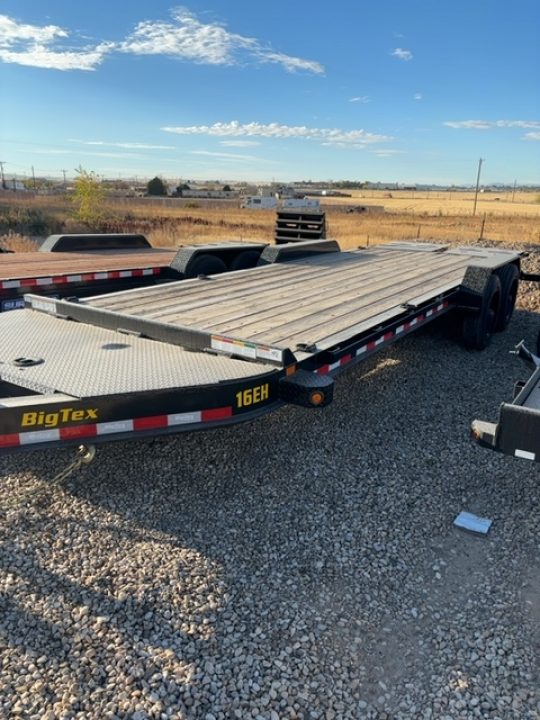 New 2026 Big Tex Trailers 7X22 SUPER DUTY TANDEM AXLE SEAMLESS I-BEAM EQUIPMENT TRAILER 17.5K W/MEGA RAMPS