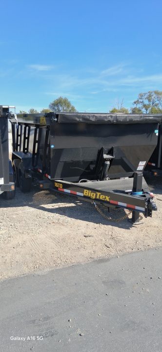 New 2027 Big Tex Trailers 7X14 TELESCOPING DUMP 17.5K WITH 4FT SIDES AND HYDRAULIC JACK