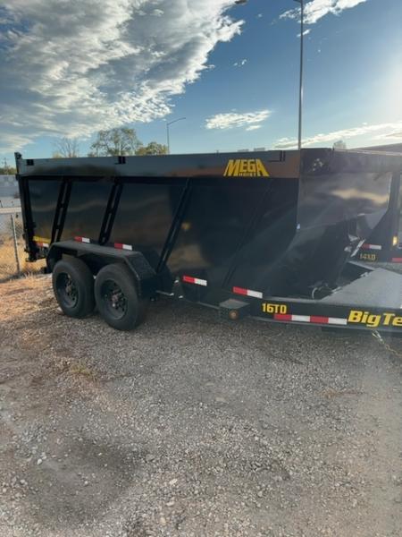 New 2027 Big Tex Trailers 7X14 TELESCOPING DUMP 17.6K WITH 4FT SIDES AND HYDRAULIC JACK