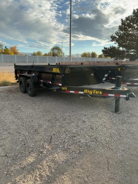 New 2027 Big Tex Trailers 7X16 TELESCOPING DUMP 17.5K WITH 2FT SIDES AND HYDRAULIC JACK