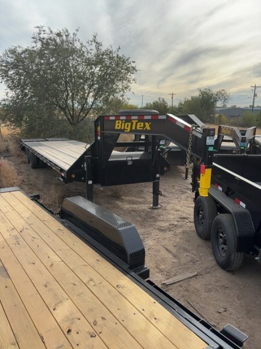 New 2026 Big Tex Trailers 28+5 TANDEM DUAL WHEEL GOOSENECK TRAILER 23.9K W/MEGA RAMPS
