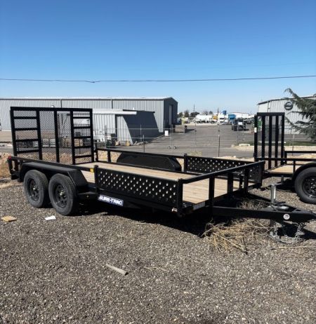 New 2026 Sure-Trac 7X14 UTILITY TRAILER 7K WITH SIDE LOAD AND REAR LOAD