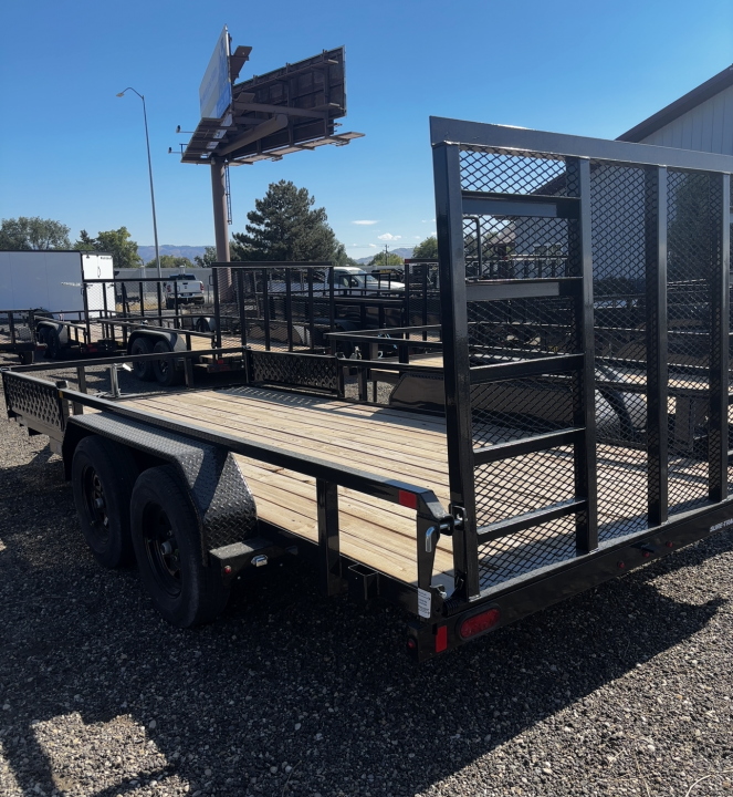 New 2026 Sure-Trac 7X16 UTILITY TRAILER 7K WITH SIDE LOAD AND REAR LOAD