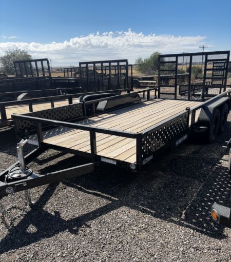 New 2026 Sure-Trac 7X16 UTILITY TRAILER 7K WITH SIDE LOAD AND REAR LOAD