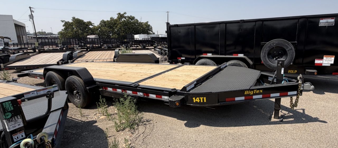 New 2027 Big Tex Trailers 7X20 SUPER DUTY I-BEAM TILT TRAILER 15.4K WITH SPLIT DECK