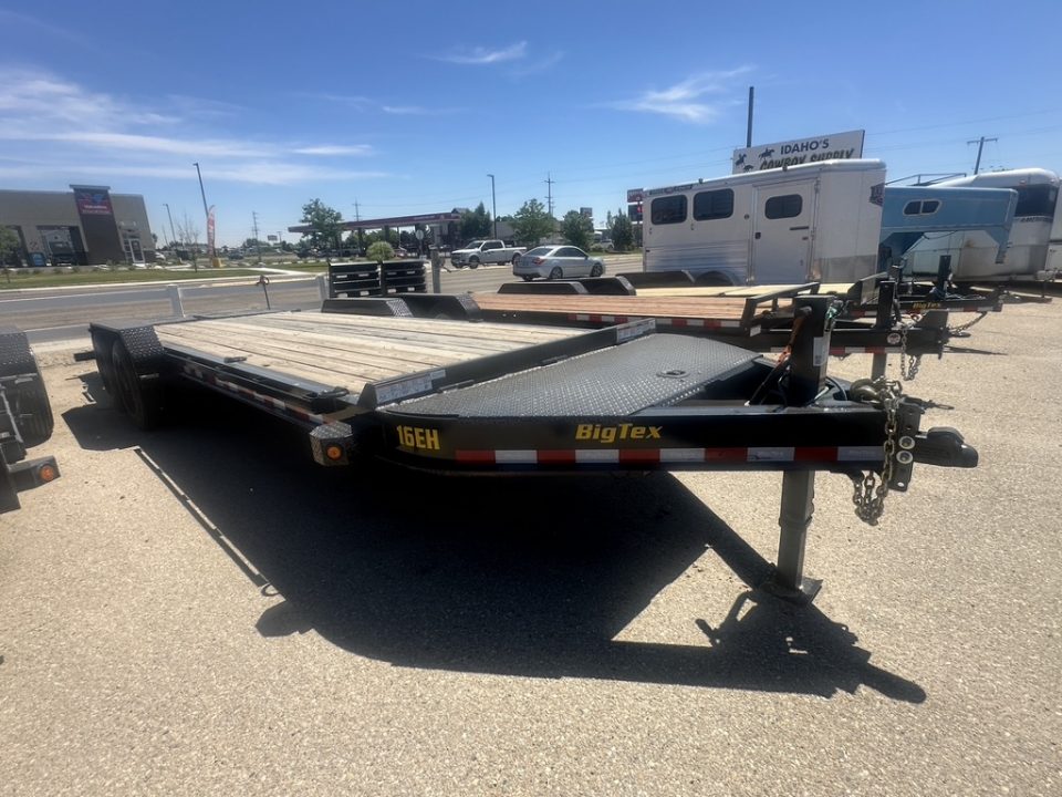 New 2025 Big Tex Trailers 7X22 SUPER DUTY TANDEM AXLE SEAMLESS I-BEAM EQUIPMENT TRAILER 17.6K W/MEGA RAMPS