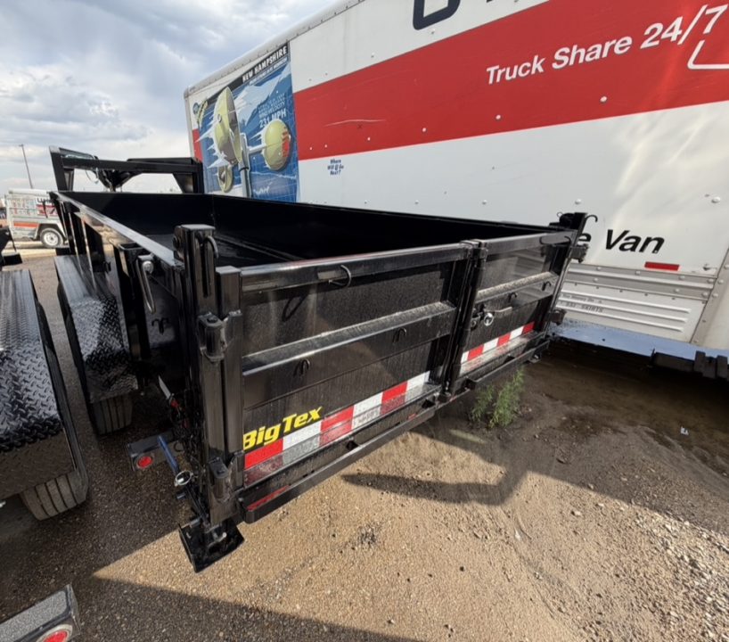 New 2026 Big Tex Trailers 7X16 SUPER DUTY GOOSENECK DUMP TRAILER 17.5K W/SLID IN RAMPS