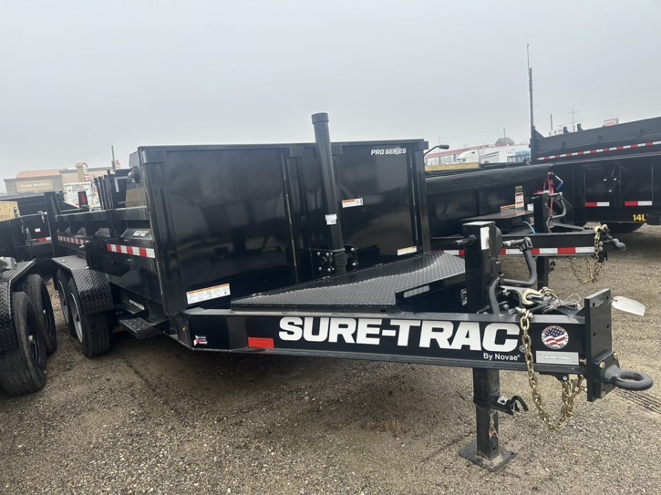 New 2025 Sure-Trac 7X14 PRO SERIES TELESCOPING DUMP 17.5K