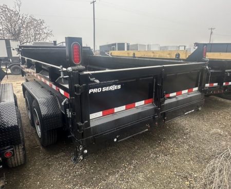 New 2025 Sure-Trac 7X14 PRO SERIES TELESCOPING DUMP 17.5K