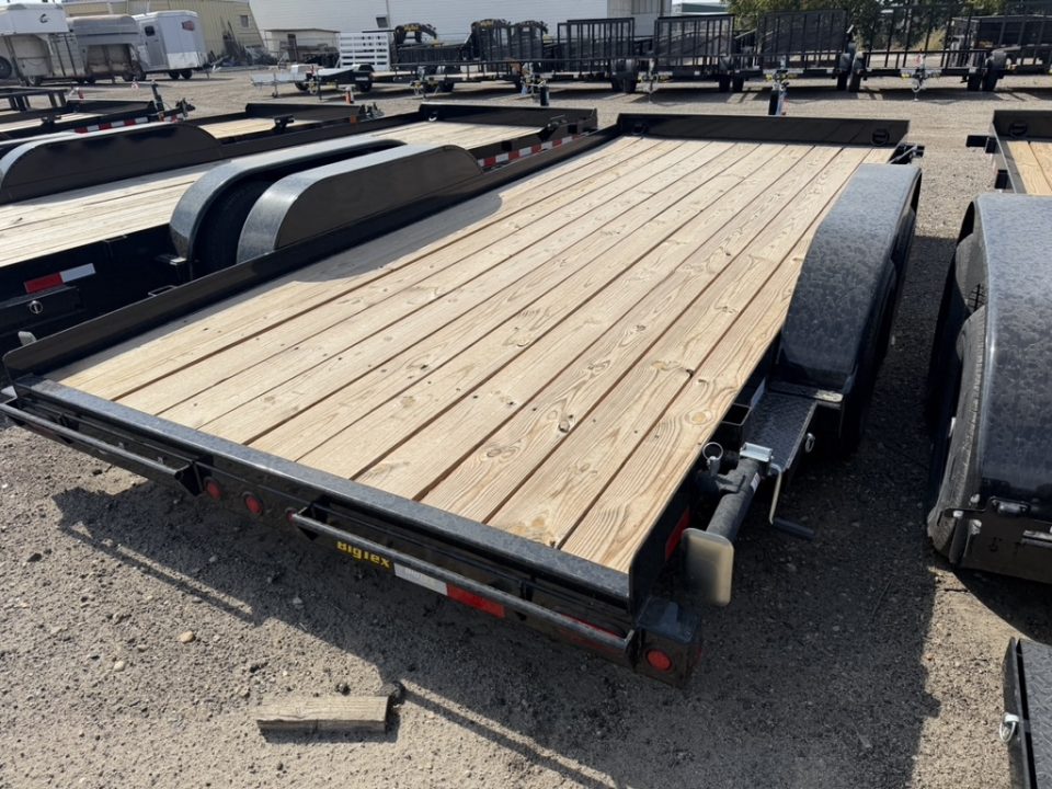 New 2026 Big Tex Trailers 7X16 TANDEM AXLE CAR HAULER 10K WITH SLIDE IN RAMPS