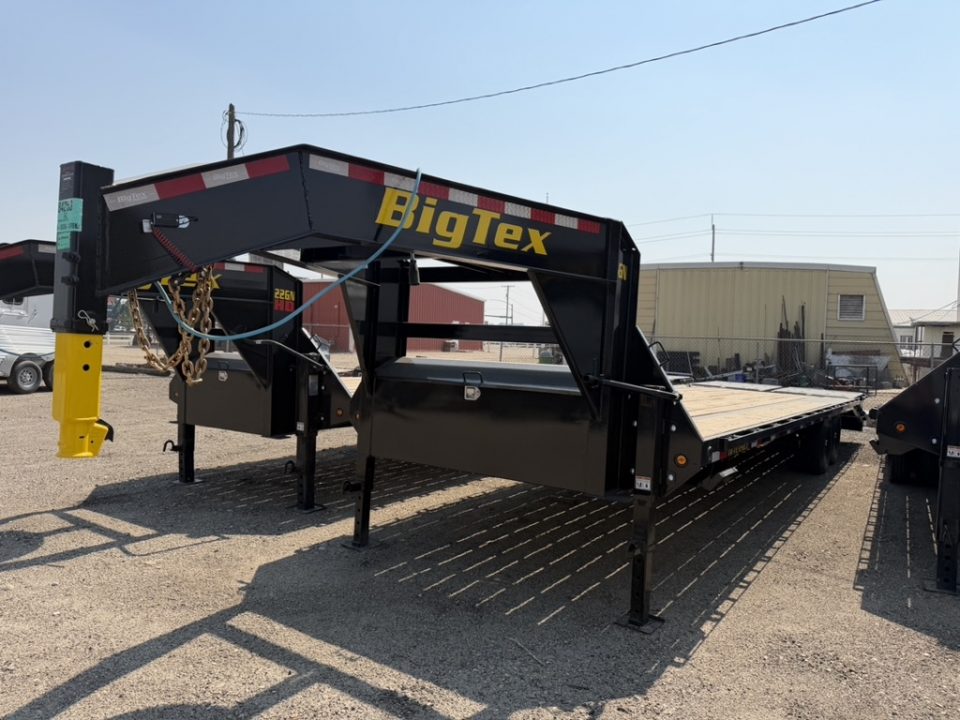 New 2026 Big Tex Trailers 25+5 TANDEM DUAL WHEEL GOOSENECK TRAILER 23.9K W/MEGA RAMPS