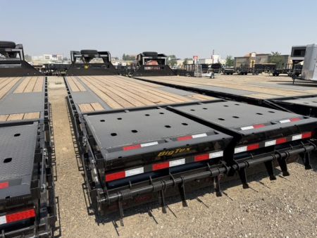 New 2026 Big Tex Trailers 25+5 TANDEM DUAL WHEEL GOOSENECK TRAILER 23.9K W/MEGA RAMPS
