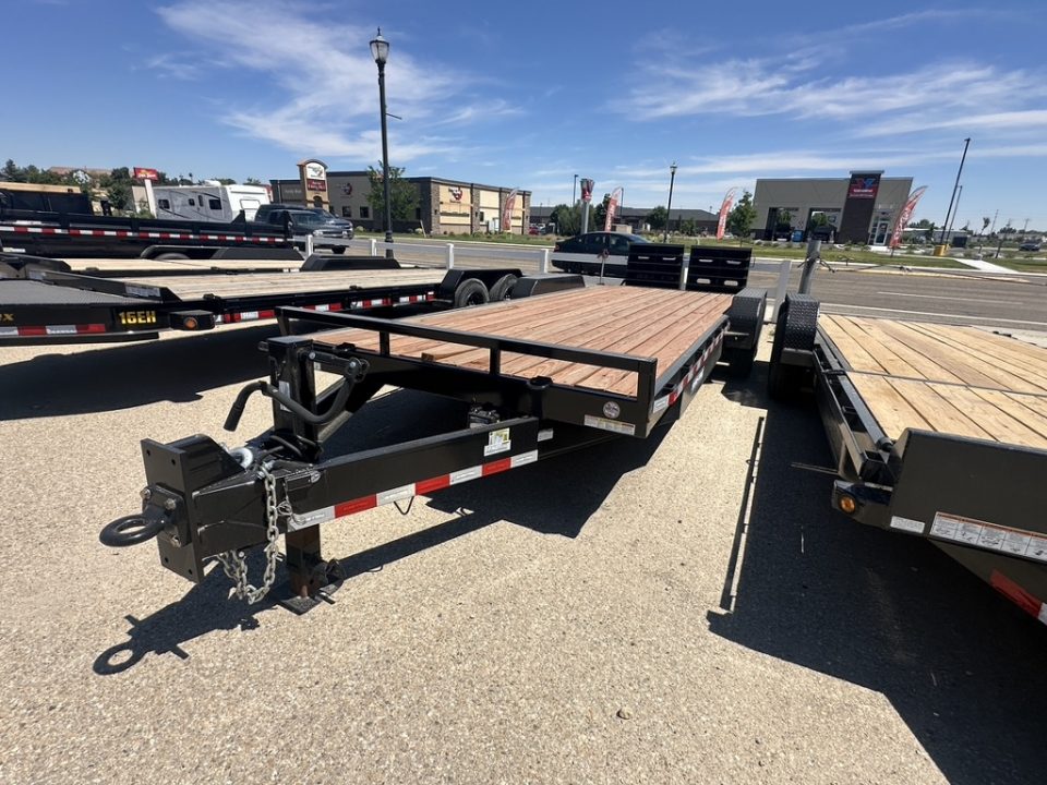 New 2025 Sure-Trac 7X22 (19+3) UNIVERSAL RAMP EQUIPMENT TRAILER 16K