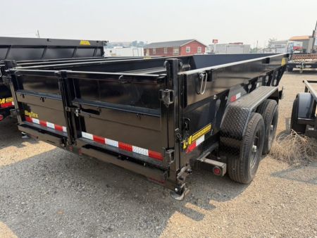 New 2026 Big Tex Trailers 7X14 HEAVY DUTY TELESCOPING DUMP TRAILER 15.4K W/SLIDE IN RAMPS