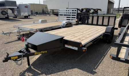 New 2026 Big Tex Trailers 7X14 UTILITY TRAILER 3K WITH BI-FOLD RAMPGATE