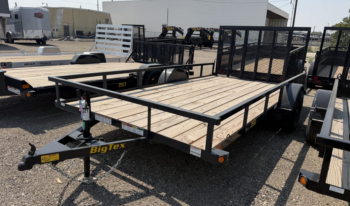New 2026 Big Tex Trailers 7X14 UTILITY TRAILER 3K WITH RAMPGATE