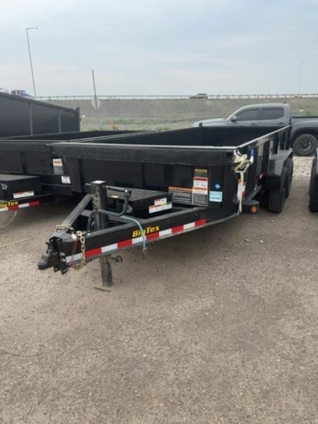 New 2026 Big Tex Trailers 7X16 DUMP TRAILER 14K WITH 2FT SIDES