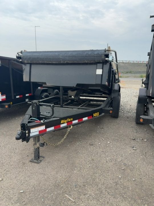 New 2025 Big Tex Trailers 7X14 DUMP TRAILER 15.4K WITH 2FT SIDES