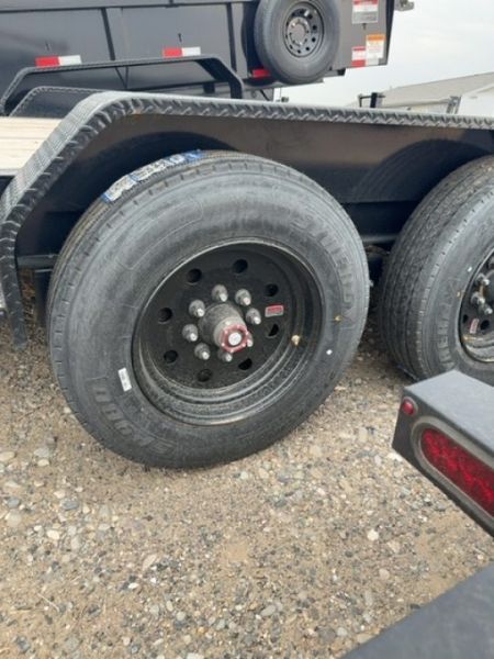 New 2025 Big Tex Trailers 7X22 EQUIPMENT TRAILER 17.5K WITH MEGA RAMPS