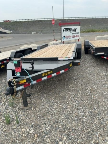 New 2026 Big Tex Trailers 7X20 HEAVY DUTY TANDEM AXLE SEAMLESS I-BEAM TRAILER 15.4K W/ MEGA RAMPS