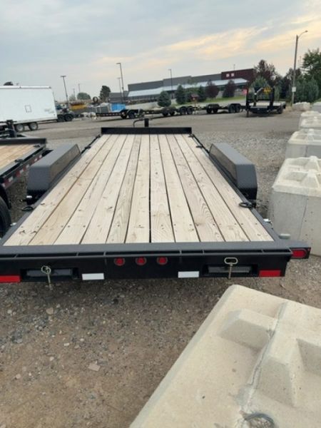 New 2025 Big Tex Trailers 7X18 EQUIPMENT TRAILER 14K WITH SLIDE IN RAMPS