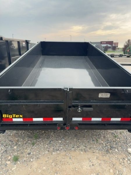 New 2025 Big Tex Trailers 7X14 DUMP TRAILER 14K WITH 2FT SIDES