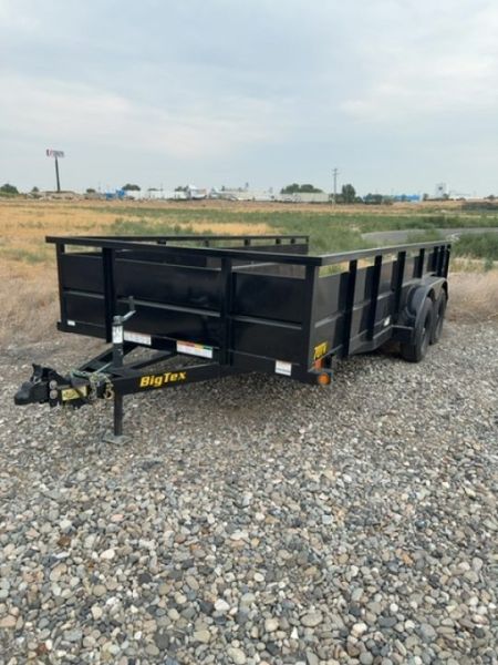 New 2025 Big Tex Trailers 7X16 LANDSCAPE TRAILER 7K WITH RAMPGATE