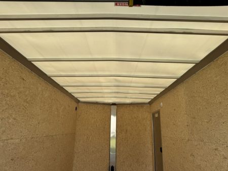 New 2027 E-Z Hauler EZEC7.5X14 XLT-P Cargo / Enclosed Trailer 71 SERIES 7 FOOT 1 INCH INTERIOR HEIGHT, .080 POLY SIDES, TRANSLUCENT ROOF, REAR DOOR CANOPY, FREE ALUMINUM WHEEL UPGRADE