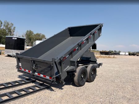 New 2027 Lamar Trailers 7X12 14K Scissor Lift Dump Trailer