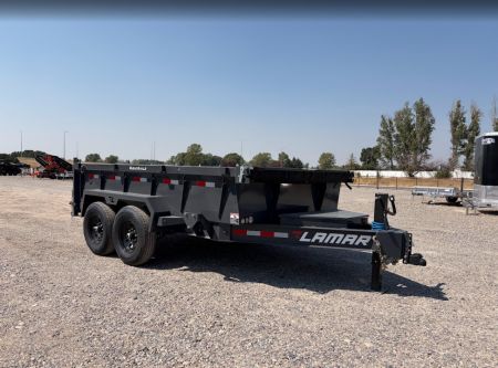 New 2027 Lamar Trailers 7X12 14K Scissor Lift Dump Trailer