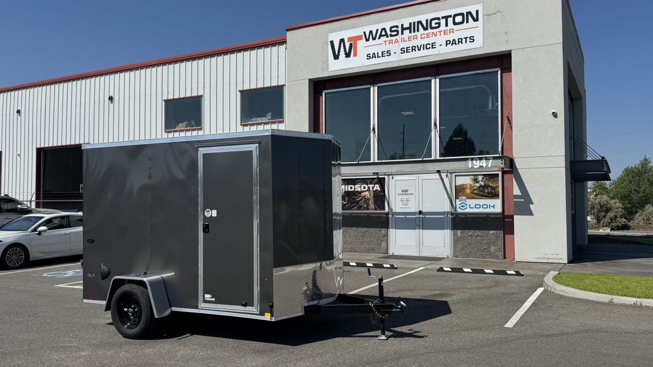 New 2027 Look Trailers 6 x 10 ST DLX Flat Top V-Nose 3K Cargo / Enclosed Trailer
