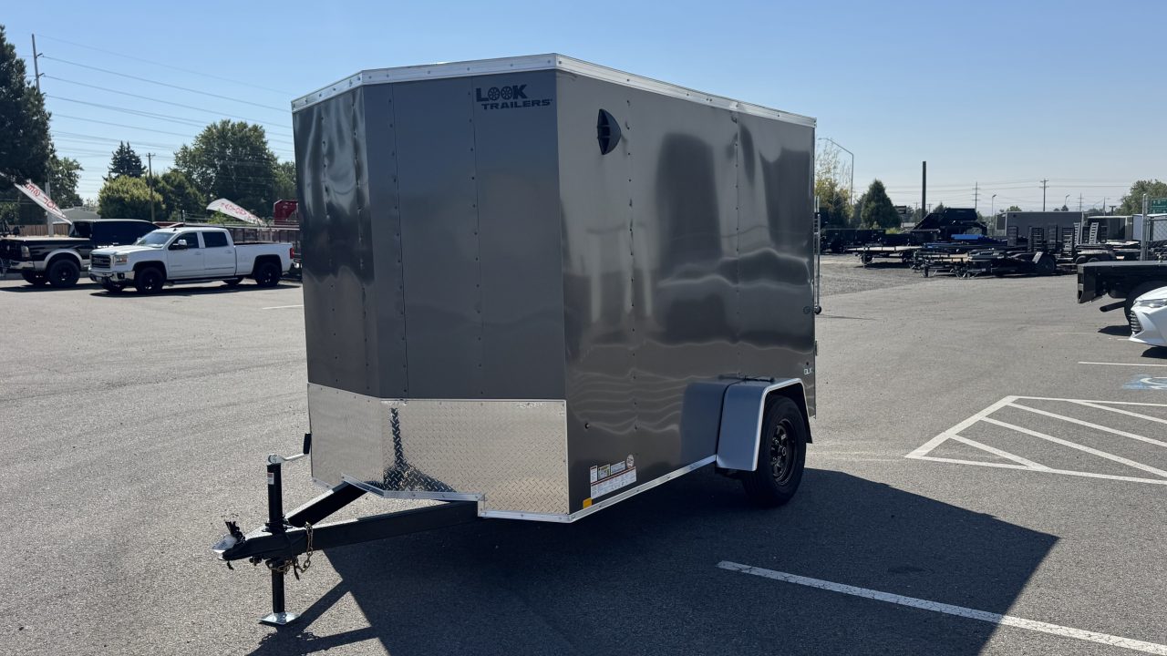 New 2027 Look Trailers 6 x 10 ST DLX Flat Top V-Nose 3K Cargo / Enclosed Trailer