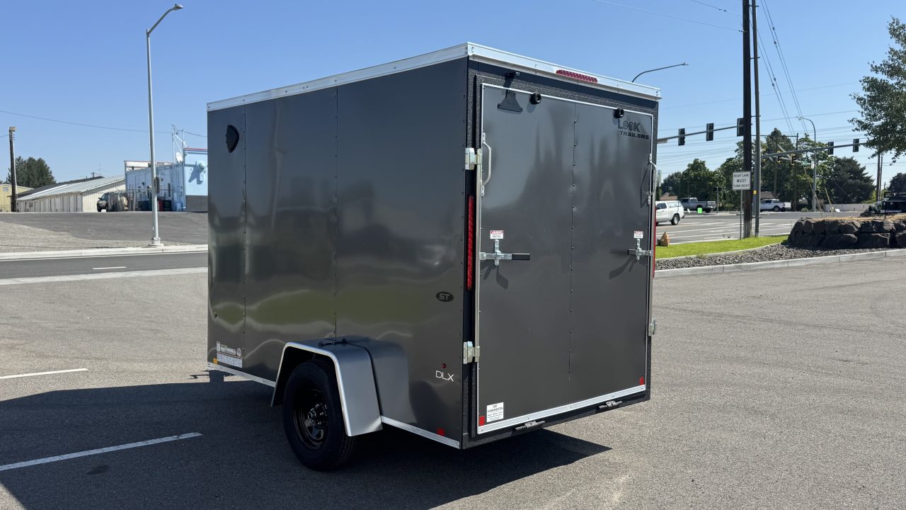 New 2027 Look Trailers 6 x 10 ST DLX Flat Top V-Nose 3K Cargo / Enclosed Trailer
